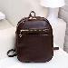 Backpacks Women PU Leather Travel Black School Bag For Teenage Girls Mochila Feminina CF