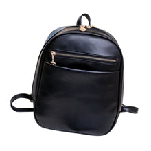 Backpacks Women PU Leather Travel Black School Bag For Teenage Girls Mochila Feminina CF