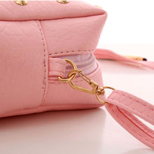 Crossbody Bags Women Cute Messenger Rivet Pink Shoulder Bag PU Leather Bolsos Femenina CF