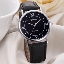 Geneva Watch Women Dress Watches Luxury Analog Quartz Clock Women Men Rhinestone Hour Relojes CF