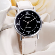 Geneva Watch Women Dress Watches Luxury Analog Quartz Clock Women Men Rhinestone Hour Relojes CF
