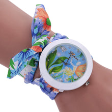 Leisure Womens Quartz Watch Rhinestone Crystal Bracelet Clock Scarves Watch Relogio Feminino CF