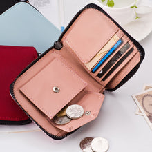 Lovely Wallet PU Leather Change Purse Money Coin Purses Carteras Women Short Small Purses with Tassel CF