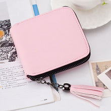 Lovely Wallet PU Leather Change Purse Money Coin Purses Carteras Women Short Small Purses with Tassel CF