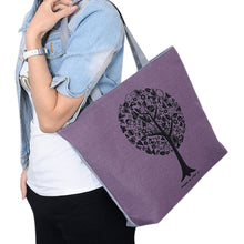Luxury Handbags Women Bags Designer Cute Tree Printing Canvas Shoulder Bag Casual bolsos femenina CF