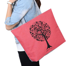 Luxury Handbags Women Bags Designer Cute Tree Printing Canvas Shoulder Bag Casual bolsos femenina CF