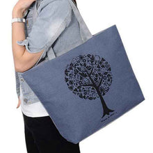 Luxury Handbags Women Bags Designer Cute Tree Printing Canvas Shoulder Bag Casual bolsos femenina CF