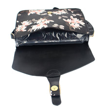 Messenger Bags Women Floral Pattern PU Leather Retro Designer Shoulder Bag Satchel Handbag Bolsos Femenina CF
