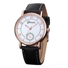 Geneva Mens Wathes Retro Design PU Leather Band Top Luxury Military army Analog Relogio Masculino CF