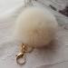 Keychain Rabbit Fur Ball Key chain Bag Plush Car Keys Ring Car Key Pendant Charm Gift CF