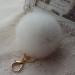 Keychain Rabbit Fur Ball Key chain Bag Plush Car Keys Ring Car Key Pendant Charm Gift CF