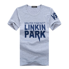 New Plus Size M-2XL T Shirt Letter Printed Men Short-sleeved O- Neck T-shirt LINKIN PARK t Shirt Tops 70410 SM6