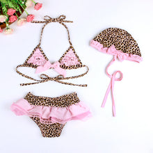 New Girls Split Bikini Kids Cute Flower and Animal Pattern Swimwear Children Girl Floral swimsuit CH16 CF