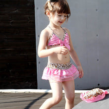 New Girls Split Bikini Kids Cute Flower and Animal Pattern Swimwear Children Girl Floral swimsuit CH16 CF