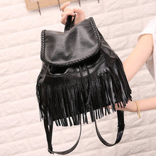 college wind schoolbag washed leather backpack woman Korean leisure travel bag retro Mochila Feminina CF