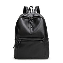 college wind schoolbag washed leather backpack woman Korean leisure travel bag retro Mochila Feminina CF