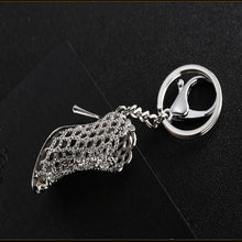 Keychain Rhinestone Fancy Metal High Heel Shoe Keyring Sexy key holder chain ring car Jewelry for bag CF