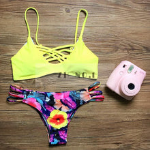 New sexy women style bikinis set for female Maillot De Bain Brazilian Bikini push up dot print trendy swimwear N93 CF