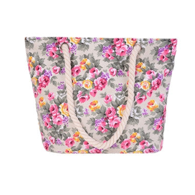 and Shoulder Bag Ladies Canvas Women Handbags Ladies Hand Bags Casual Tote Big Floral Bag Bolsos CF