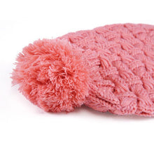 Classic foulard Women Warm Woolen Knit Scarf Shawl Hats Suit European and American popular Sweet Girl CF