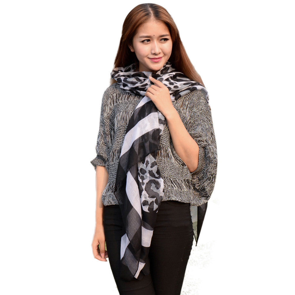fulares mujer poncho Yarn Gauze Scarf ponchos and capes scarf women CF