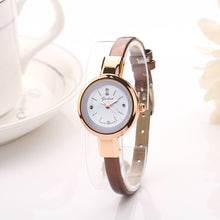 luxury watch women gold watch quartz clock girl slim band dress watches hours reloj mujer relogio feminino CF