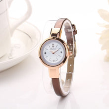 luxury watch women gold watch quartz clock girl slim band dress watches hours reloj mujer relogio feminino CF