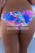 new Style Blue 2PC padded Push-up padded Womens bikini swimwear swimsuit monokini beach wear size S M L CF