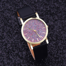 design luxury leather watch women rhinestone watches women dress quartz imitate diamond wristwatch lady relogio CF