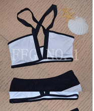 new style sexy bra high neck bikini set print women swimwear bikinis crop top biquini swimsuit bathing suit K120 CF