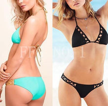 new style sexy bra high neck bikini set print women swimwear bikinis crop top biquini swimsuit bathing suit K119 CF