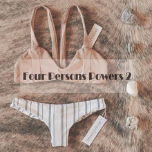 new Print top Sexy V Strap neck bandage bikini set Fresh Floral women Swimwear Beach Swim suit bathing CF