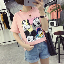 Fashion New Short Sleeve kawaii T-shirts Plus Size Female t shirts Cartoon Print Top O-neck Women tshirts 72390 SM6