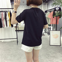 Fashion New Short Sleeve kawaii T-shirts Plus Size Female t shirts Cartoon Print Top O-neck Women tshirts 72390 SM6
