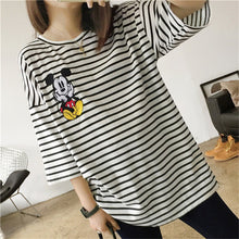 Fashion Short Sleeve T-shirts Korean New Fashion Cute Mouse Embroidery T Shirts Casual t-shirt Women Tops Plus Size 72657 SM6