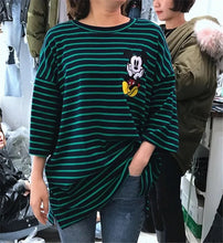 Fashion Short Sleeve T-shirts Korean New Fashion Cute Mouse Embroidery T Shirts Casual t-shirt Women Tops Plus Size 72657 SM6