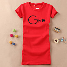 Fashion Short Sleeve T-shirts New Fashion Letter Give Embroidery T Shirts Casual Long Length Women Tops Plus Size 72655 SM6