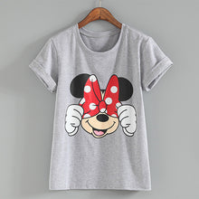 Fashion Short Sleeve T-shirts Plus Size Female T shirts Carton Letter Print Top O-neck Women t shirt 71275 SM6