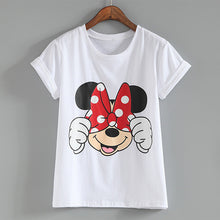 Fashion Short Sleeve T-shirts Plus Size Female T shirts Carton Letter Print Top O-neck Women t shirt 71275 SM6