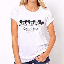 Fashion Short Sleeve T-shirts Plus Size Female T shirts Carton Letter Print Top O-neck Women t shirt 71275 SM6