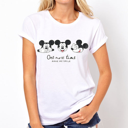 Fashion Short Sleeve T-shirts Plus Size Female t shirts Carton Letter Print Top Women Tee Camisetas Mujer Clothing 71592 SM6