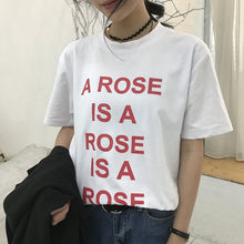 New Arrival Fashion Harajuku Letter Print T shirt Women Short Sleeve Slim Tops Korean Casual Loose T-shirt 72558 SM6