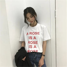 New Arrival Fashion Harajuku Letter Print T shirt Women Short Sleeve Slim Tops Korean Casual Loose T-shirt 72558 SM6