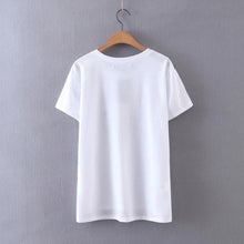 New Arrivals Fashion Women Plus Size T shirts Funny Letter Heart Print t-shirt Women Top Short Sleeve Female tops 72584 SM6