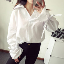 New Fashion Irregular Shirt Woman Tops Casual Long Sleeves Striped Shirt V-neck Ladies Blouses Plaid Clothing 33043 SM6