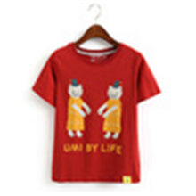 New Fashion Short Sleeve T-shirts Harajuku T Shirts Kawaii Cartoon Print Plus Size Female O-neck Casual Women Tops 72464 SM6