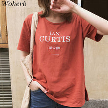 New Fashion Woman Letter Print t-shirt Plus Size T shirts Casual Women Short Sleeve O-neck Tops Tee 72683 SM6