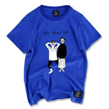 New Fashion Women T shirts Funny Letter Look What Look Print t-shirt Men Top Short Sleeve tshirt Female Unisex tops 72439 SM6