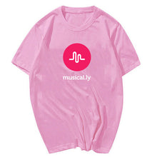 New Fashion Women T shirts Letter Print t-shirt Men Top Short Sleeve Female musical.ly tops 72237 SM6