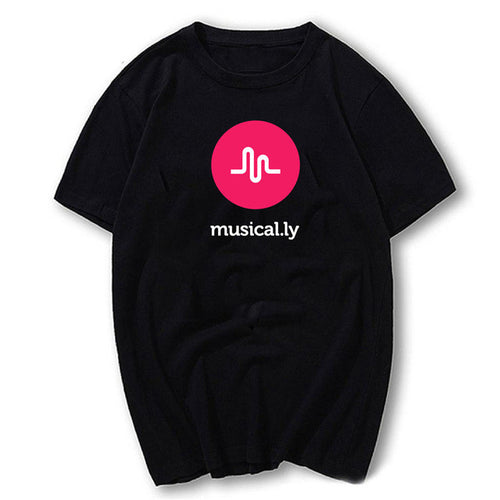 New Fashion Women T shirts Letter Print t-shirt Men Top Short Sleeve Female musical.ly tops 72237 SM6